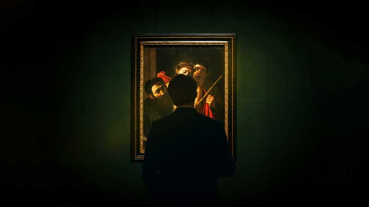 The sleeper. El Caravaggio perdido