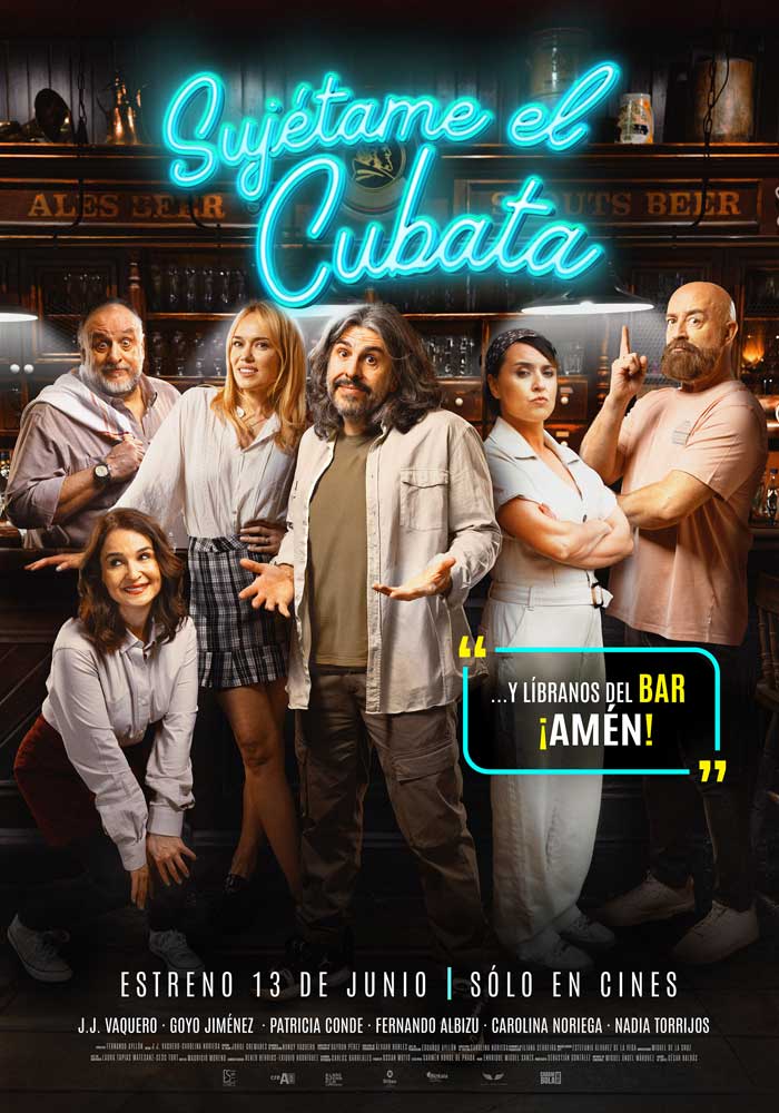 Sujétame el cubata - cartel