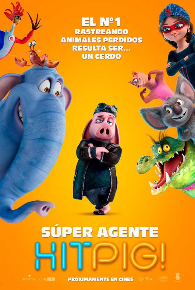 Súper agente Hitpig! - cartel