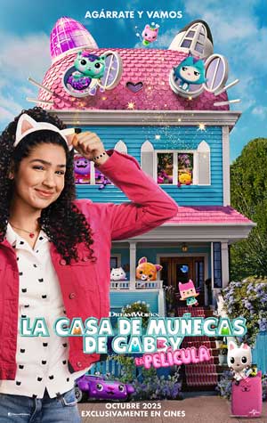 Cartel de La casa de muñecas de Gabby: La película