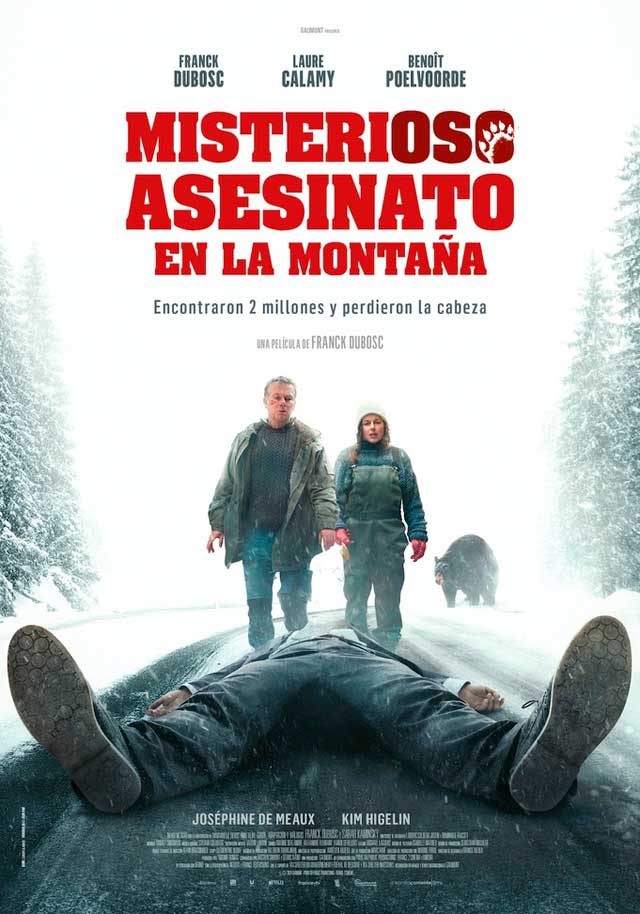 Misterioso asesinato en la montaña - cartel