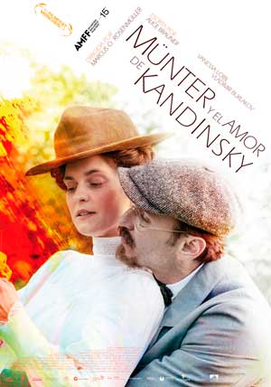 Cartel de Münter y el amor de Kandinsky