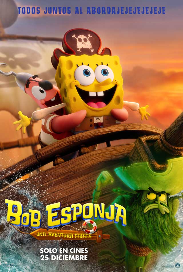 Bob Esponja: Una aventura pirata - cartel