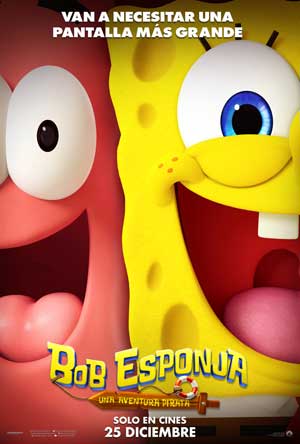 Cartel de Bob Esponja: Una aventura pirata