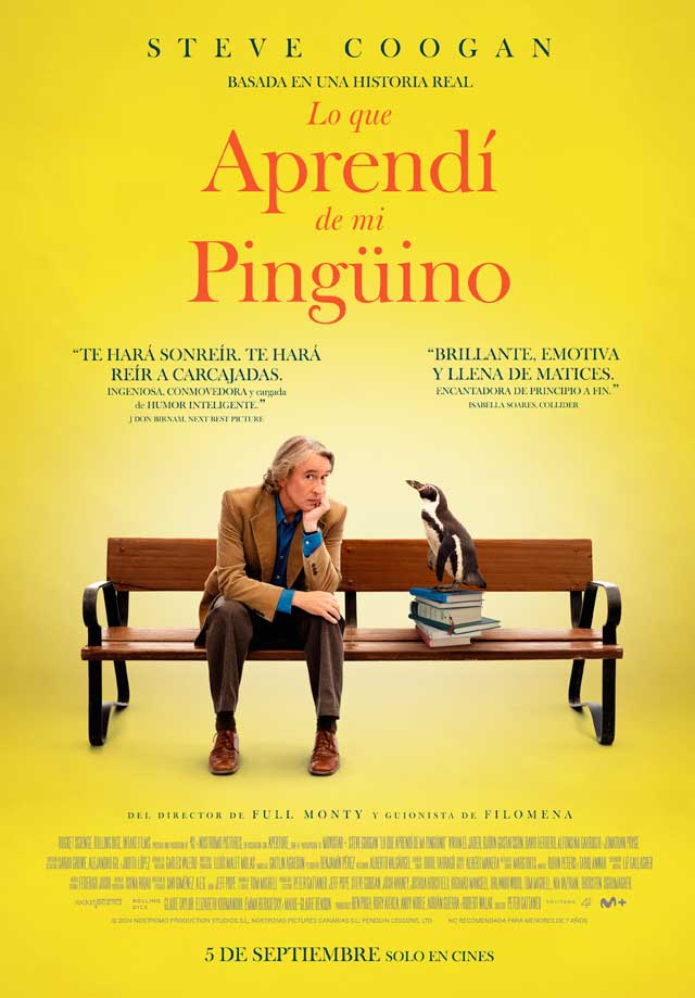 Lo que aprendí de mi pingüino - cartel