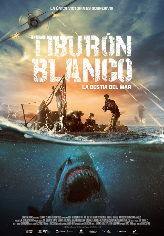 Tiburón blanco. La bestia del mar - cartel