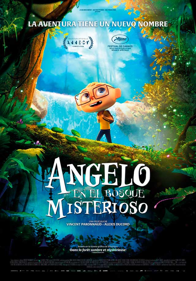 Angelo en el bosque misterioso - cartel