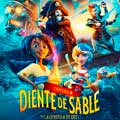 Capitán Diente de Sable y la Condesa de Grel cartel reducido