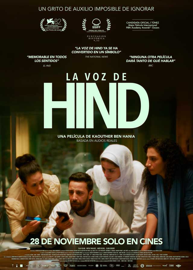 La voz de Hind - cartel