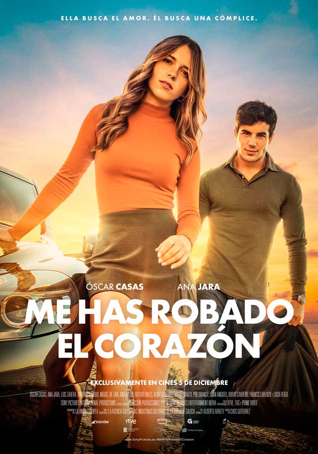 Me has robado el corazón - cartel Coche