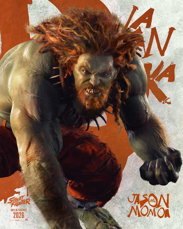 Street Fighter - cartel Jason Momoa es Blanka
