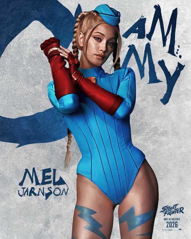 Street Fighter - cartel Mel Jarnson es Cammy