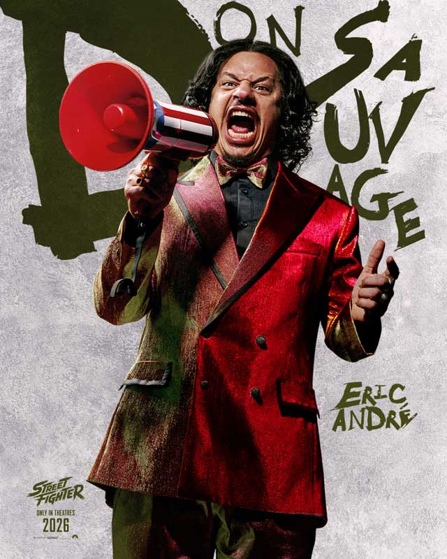 Street Fighter - cartel Eric André es Don Sauvage
