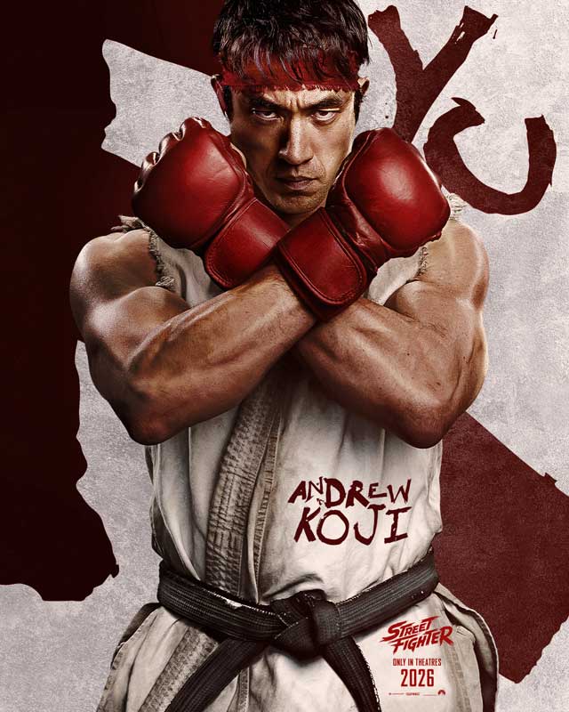 Street Fighter - cartel Andrew Koji es Ryu
