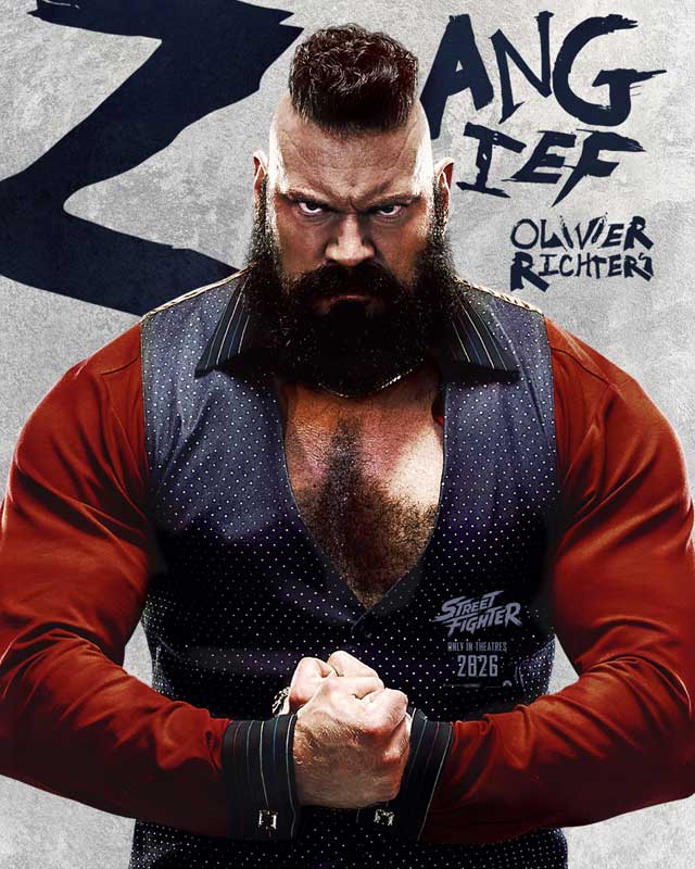 Street Fighter - cartel Olivier Richters es Zangief