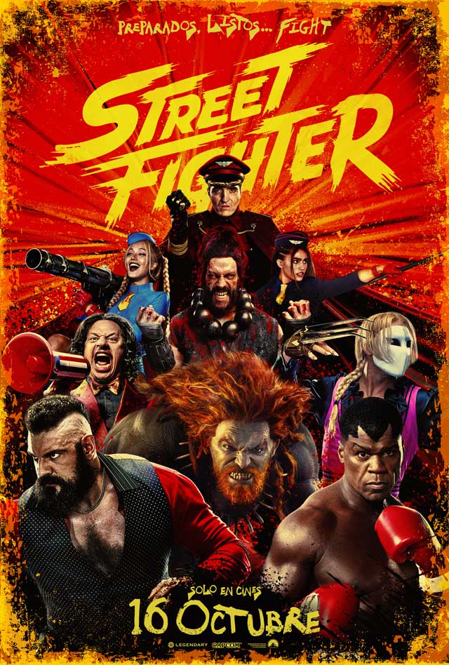 Street Fighter - cartel teaser - Malos chicos