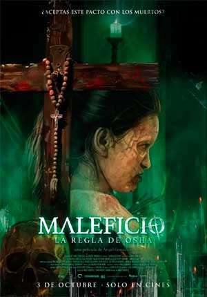 Cartel de Maleficio (La regla de Osha)