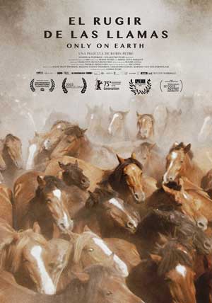 Cartel de El rugir de las llamas