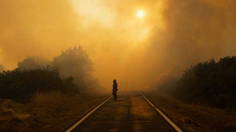 El rugir de las llamas