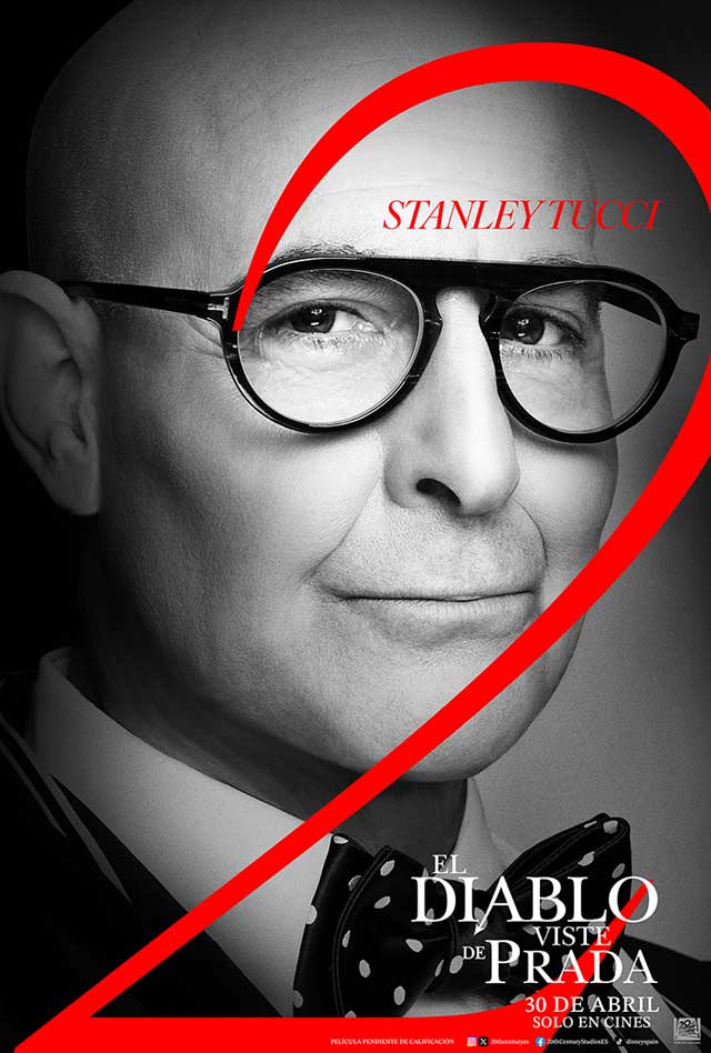 El diablo viste de Prada 2 - cartel Stanley Tucci