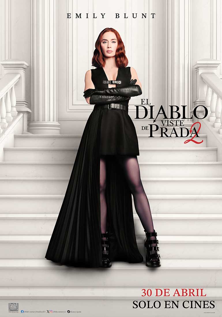 El diablo viste de Prada 2 - cartel Emily Blunt