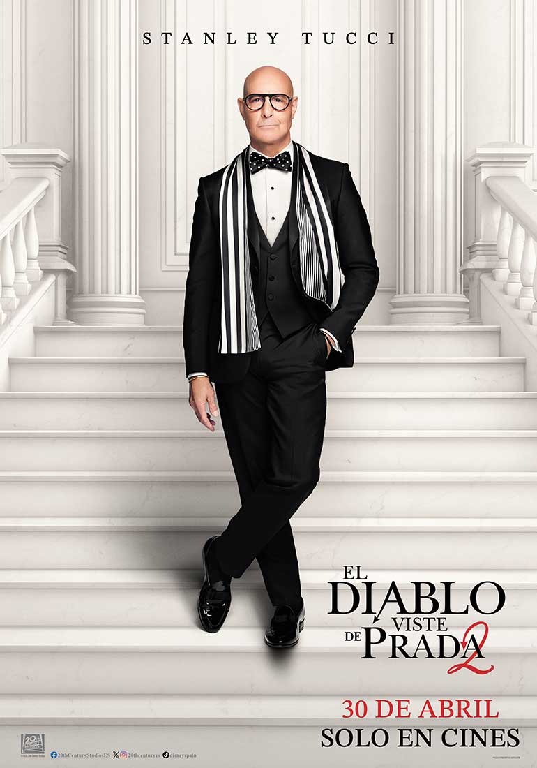 El diablo viste de Prada 2 - cartel Stanley Tucci