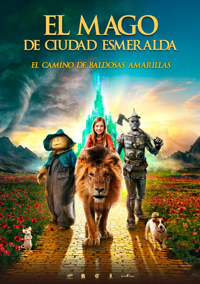 El mago de Ciudad Esmeralda. El camino de baldosas amarillas - cartel
