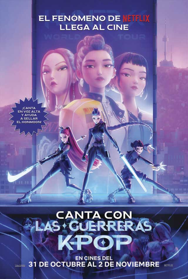 Las guerreras k-pop - cartel