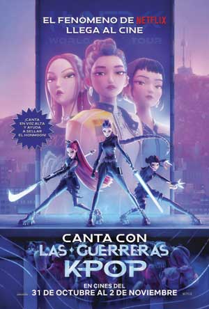 Cartel de Las guerreras k-pop