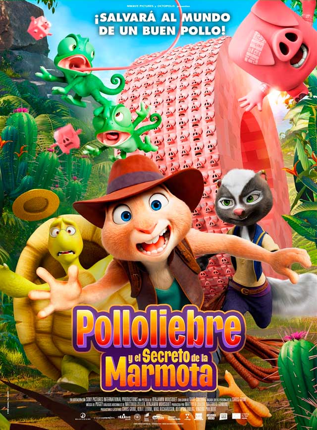 Polloliebre y el secreto de la marmota - cartel