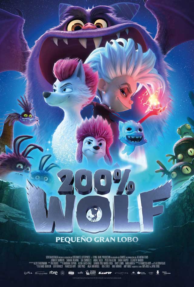 200% Wolf, pequeño gran lobo - cartel