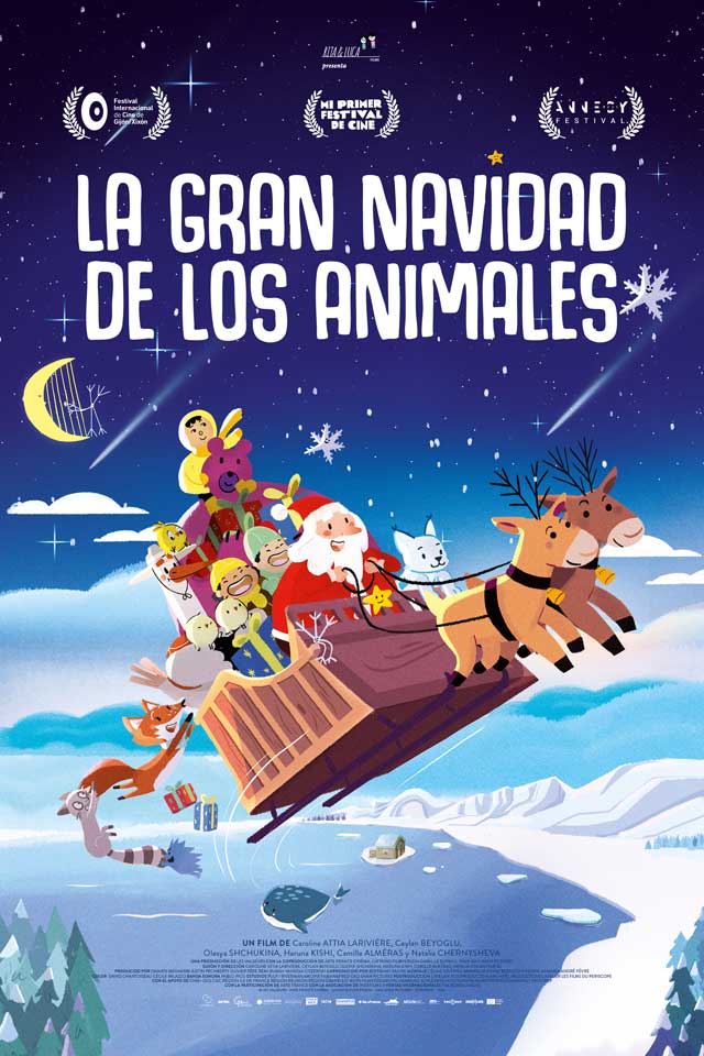 La gran Navidad de los animales - cartel
