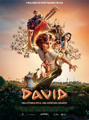 Cartel de David: Una aventura gigante