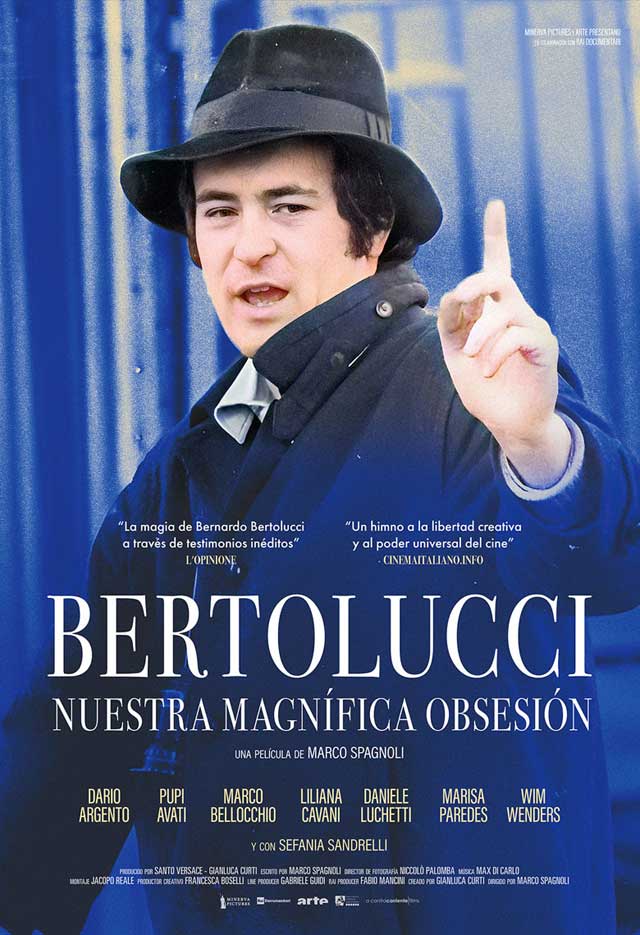 Bertolucci: Nuestra magnífica obsesión - cartel