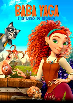 Cartel de Baba Yaga y el libro de hechizos