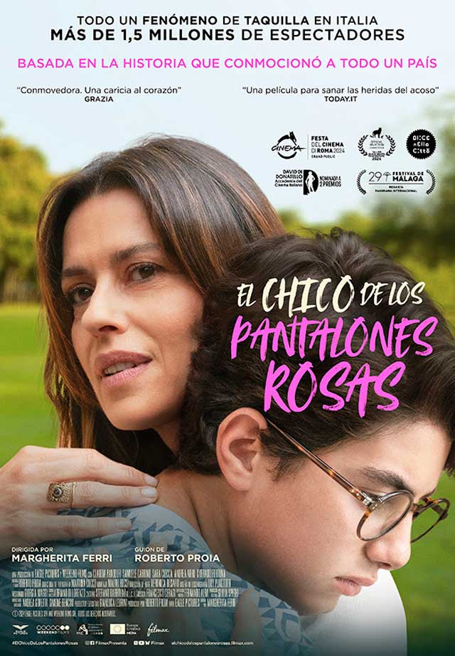 El chico de los pantalones rosas - cartel