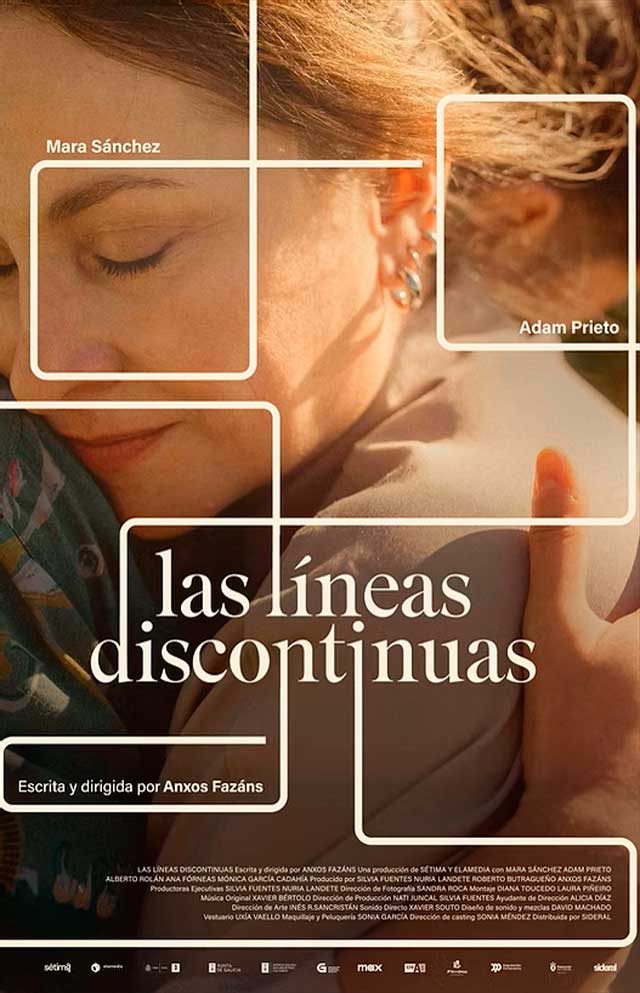Las líneas discontinuas - cartel