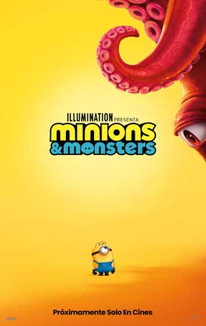 Cartel de Minions &amp; monsters