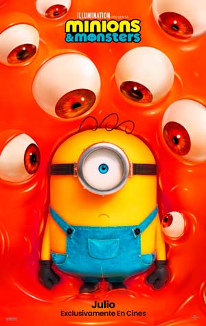 Cartel de Minions &amp; monsters