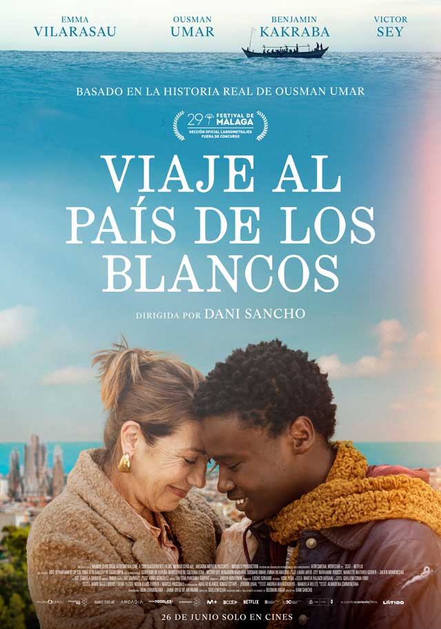 Viaje al país de los blancos - cartel