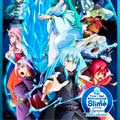 That time I got reincarnated as a slime. La película: Lágrimas del mar celeste cartel reducido