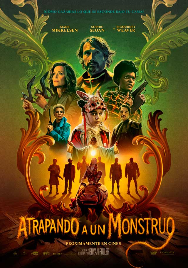 Atrapando a un monstruo - cartel