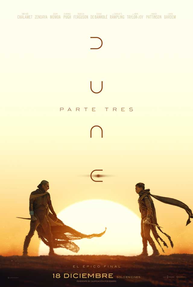 Dune: Parte tres - cartel teaser