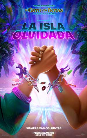 Cartel de La isla olvidada