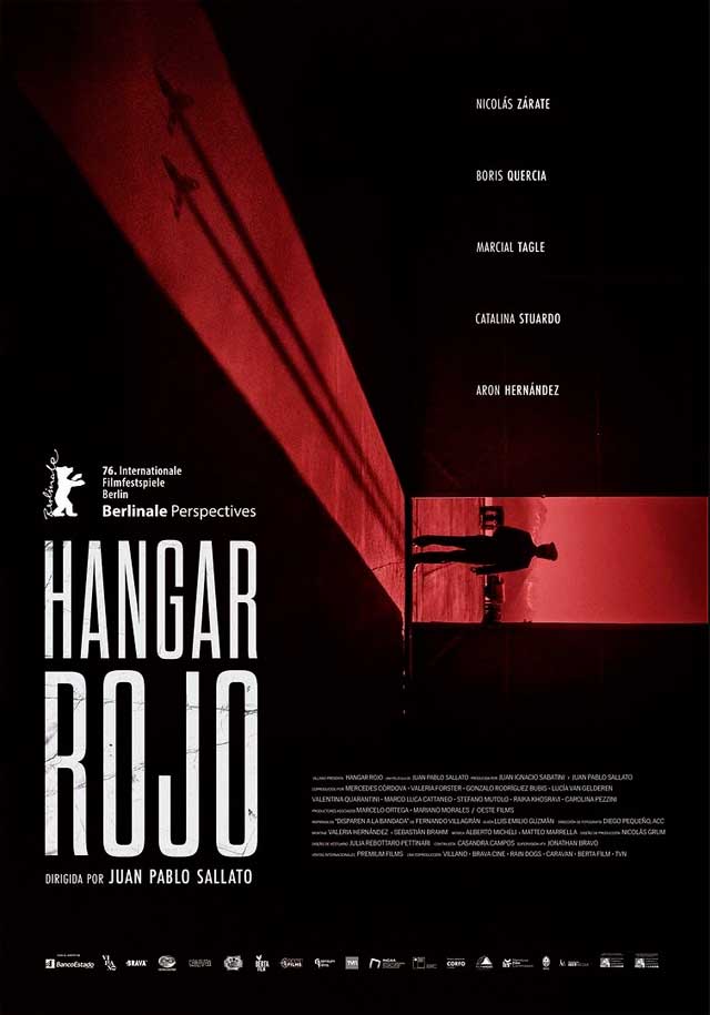 Hangar rojo - cartel