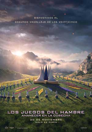 Cartel de Los juegos del hambre: Amanecer en la cosecha