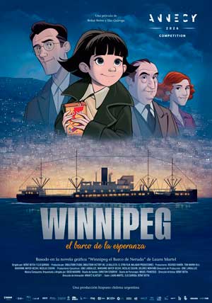 Cartel de Winnipeg, el barco de la esperanza