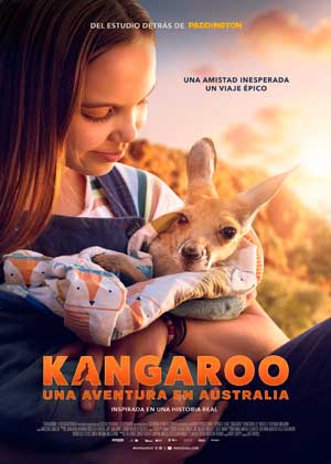 Cartel de Kangaroo: Una aventura en Australia