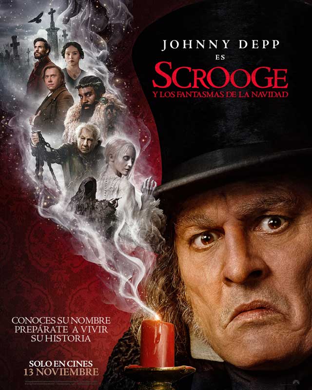 Scrooge y los fantasmas de la Navidad - cartel