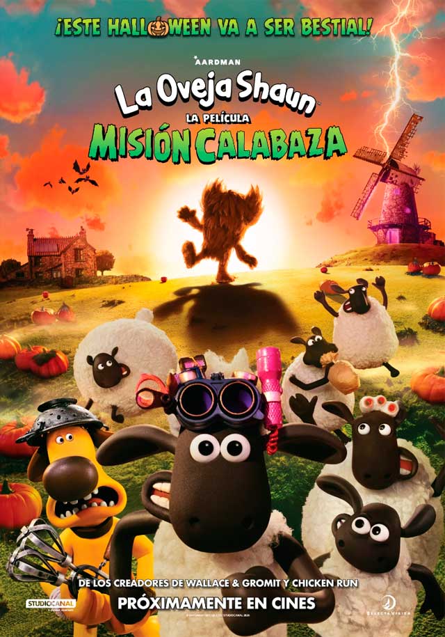 La oveja Shaun: Misión calabaza - cartel